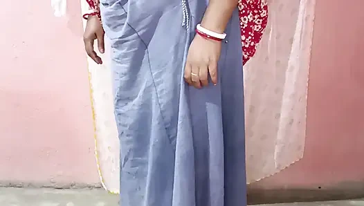 Yellow Saree Dropping Solo Sfw