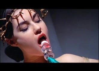 Lesbian sub crucification dildoed by dom
