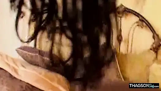 Dripping Cum Tongue Lick After Sloppy Pussy Fingering