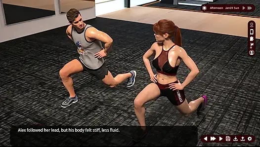 Whispers of desire 14, sarah und Alex genossen ihre zeit im fitnessstudio