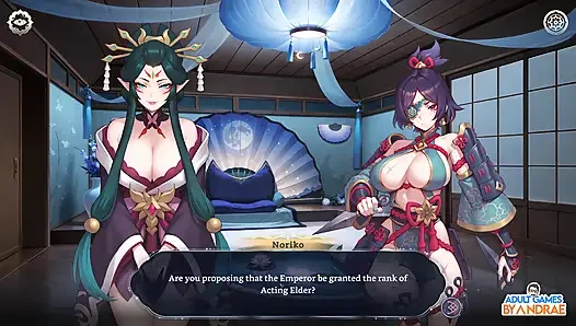Harem fantezisi - sapık ninja kaydırma oyunu bölüm 1 - Kagura köyüne giriyor