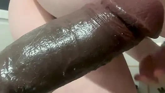 Xxl Siyah Yapay Penis, Salya Akması Ve Vajinal Oral Seks