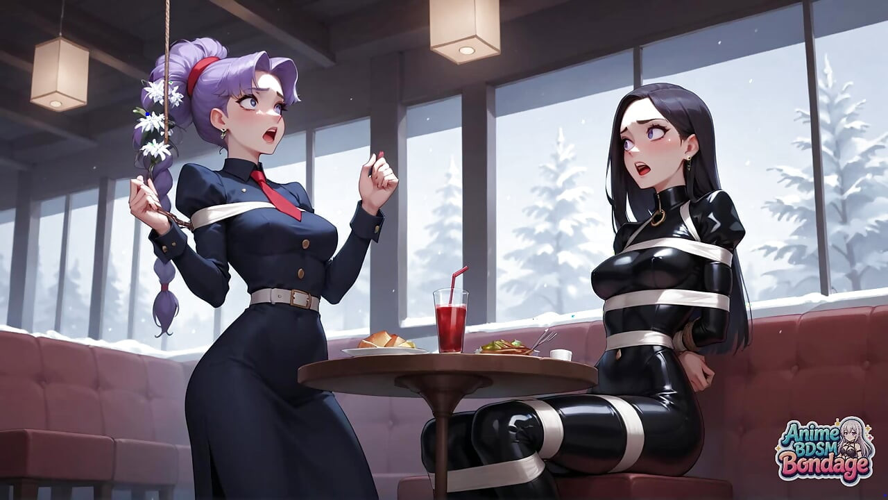 Bound Delight - puta xxx con triple cinturón con leche