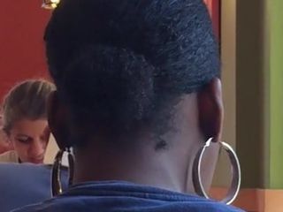 Sexy black woman's Afro part 2