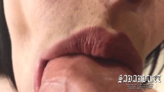 Birthday Blowjob To My Stepbrother, SO MUCH CUM IN MY MOUTH