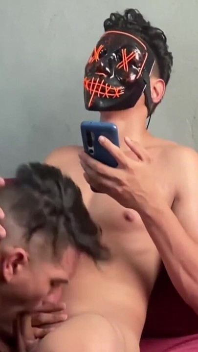 Unforgettable moment from "Straight buddy get sucked while watch porn"