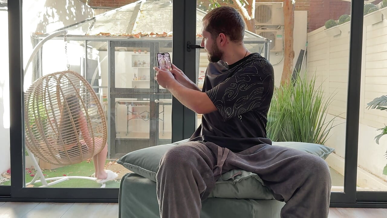 Stepbrother Jerking Off on Step Sis But she Caught Him and Join to Handjob and Fuck with Old Step Brother