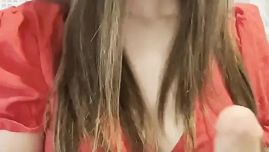 Solo in the Bathroom I Play with My Toy