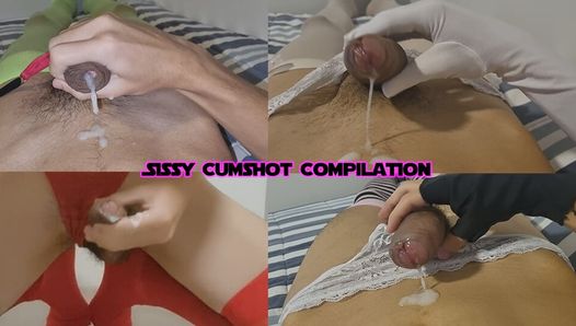 Sissy cumshot compilatie