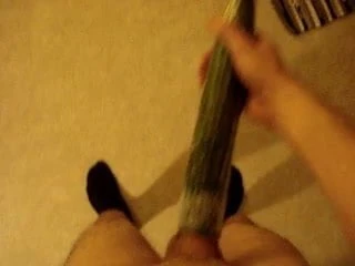 Getting my dick sucked by a cucumber