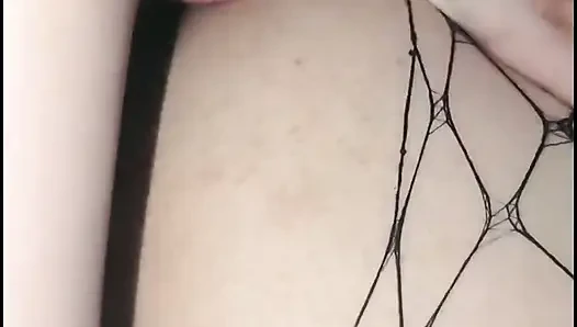Pawglatina Only Anal Fuck in Lingerie for Big Dick
