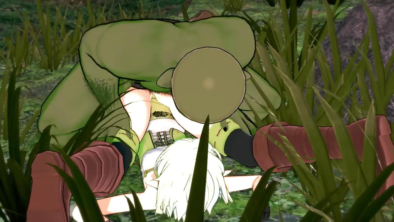 Elf Archer Gets Fucked in the Forest by a Goblin