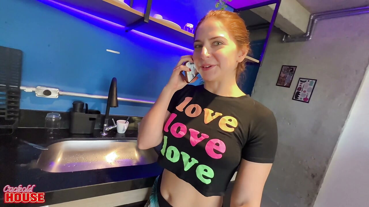 This Redhead Babe Loves a Big Cock, but Her Cuck Boyfriend Doesn't Have One