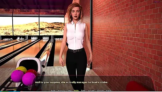 Haley Story #16 - Haley and Johannes went temping bowling...Johannes spanked Haley's ass then fucked her