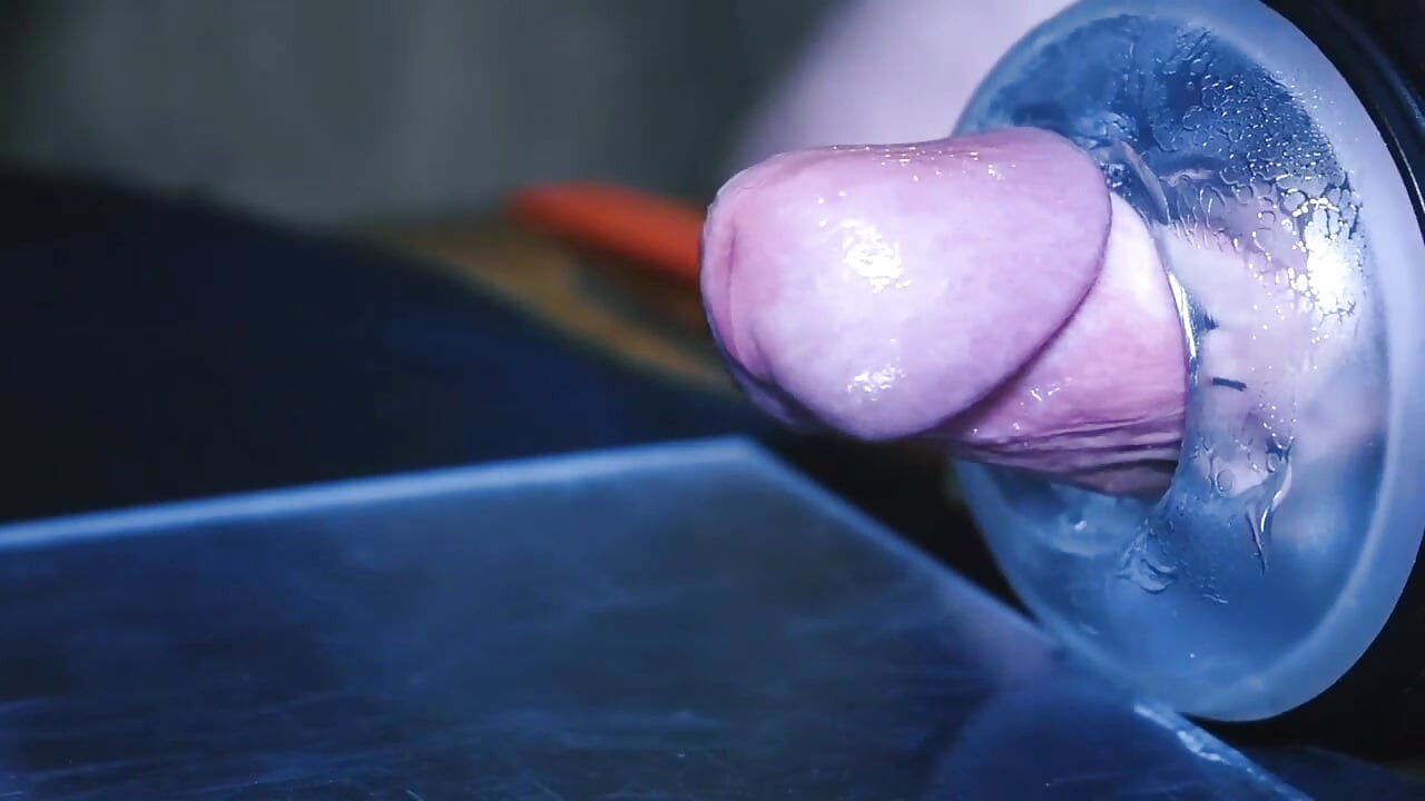 ASMR FLESLIGHT CLOSE UP FUCK AND SLOW MOTION CUMSHOT