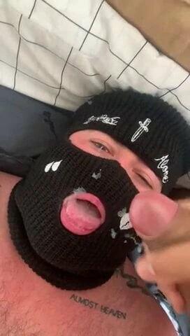 Cum in my straight friend face