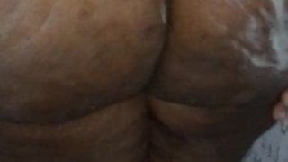 Sudafricano bbw redbone ducha