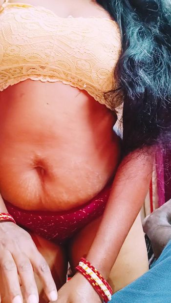 Sexy huisvrouw Telugu vuile praat