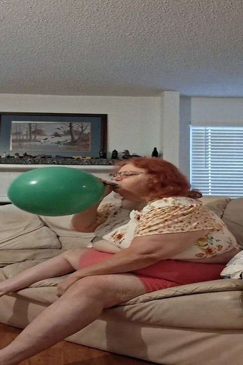 Requested Blow up and Pop Video by Big Beauty Nurse Vicki