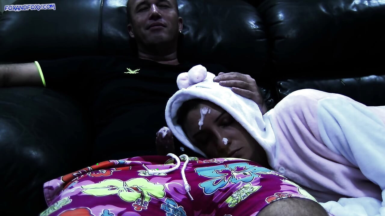 Daddy's dream is hard Ass fucking Stepdaughter and cum on face