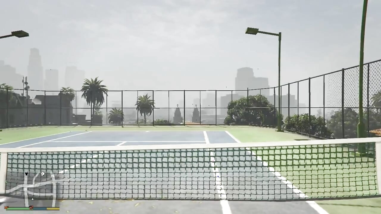 Trevor and Cheating wife amada having sex in tennis court
