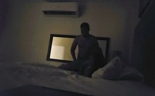 Fucks hard, moans and screams a lot in low light
