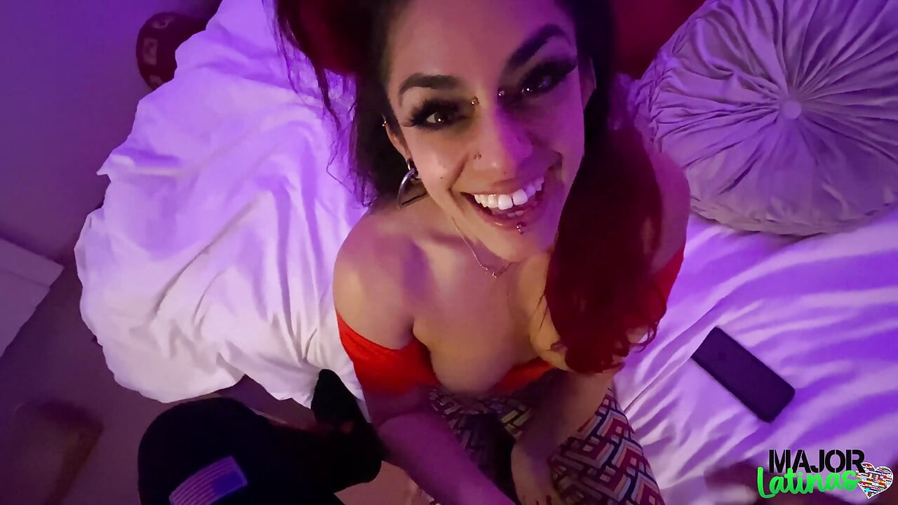 Hot Latina Sucks Rome Majors BBC Until She Gets a Facial