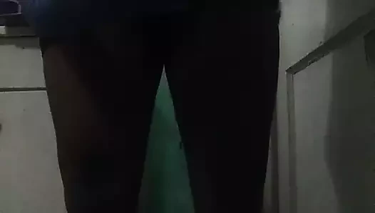 bir eldiven üzerinde Cum
