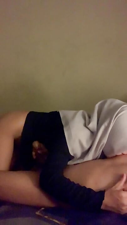 Fucking my stepsister's cock when it's quiet