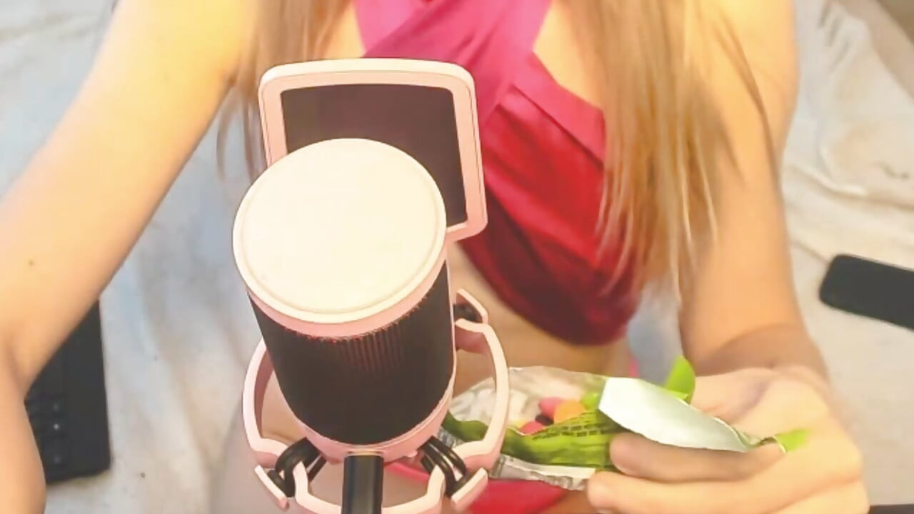 ASMR ruž za usne roba hrane