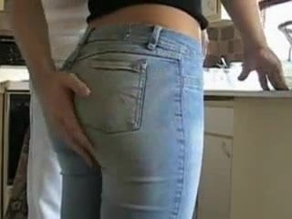 butt in jeans