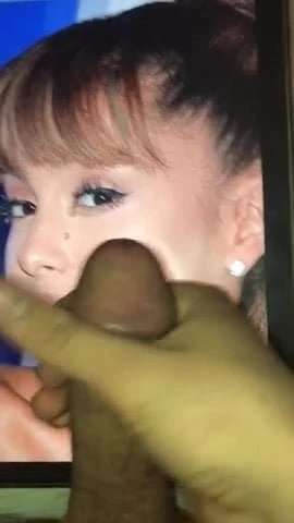 Ariana grande cum tribute 06