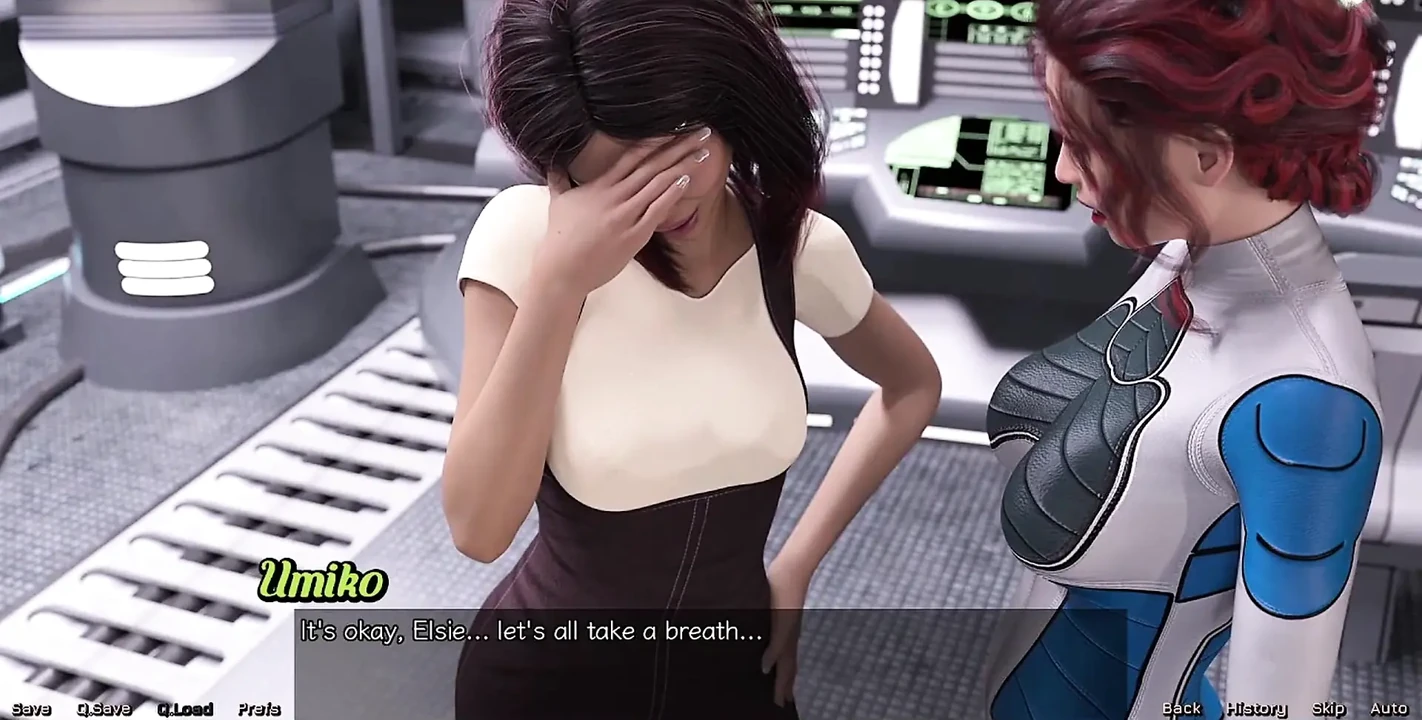 Stranded in Space - Lesbian Makeout Session