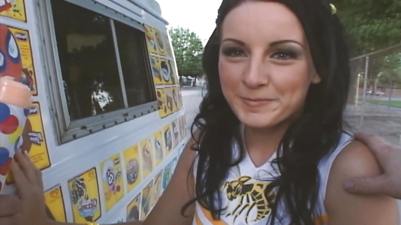 Sexy Ice Cream Scene-1_sexy Teen Brunette Gets Fucked and Facial in the Ice Cream Truck