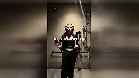 Barely Legal Girl Gets Fingered Hard During TikTok Livestream!