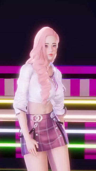 MMD NewJeans - ASAP - Seraphine Sexy Kpop Dance League of Legends Hentai Uncensored 4K 60FPS | Clip 2