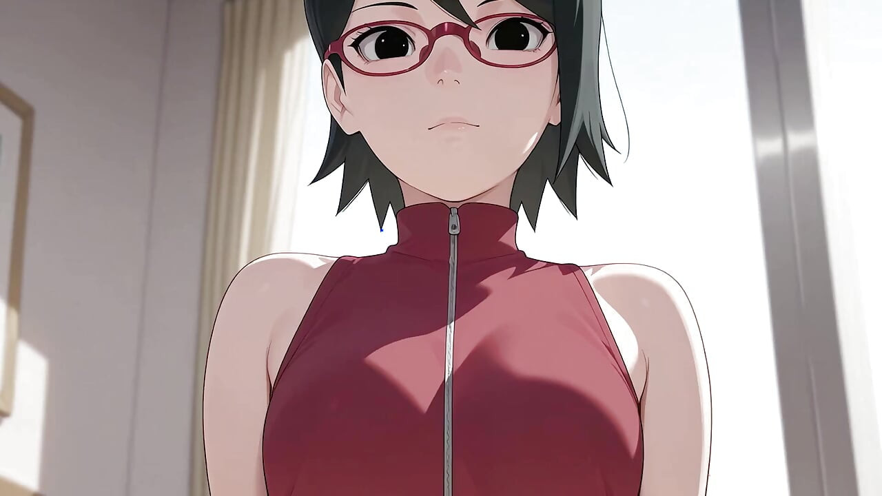 ¡Es follada por Boruto en su coño y culo! Sin censura Naruto hentai