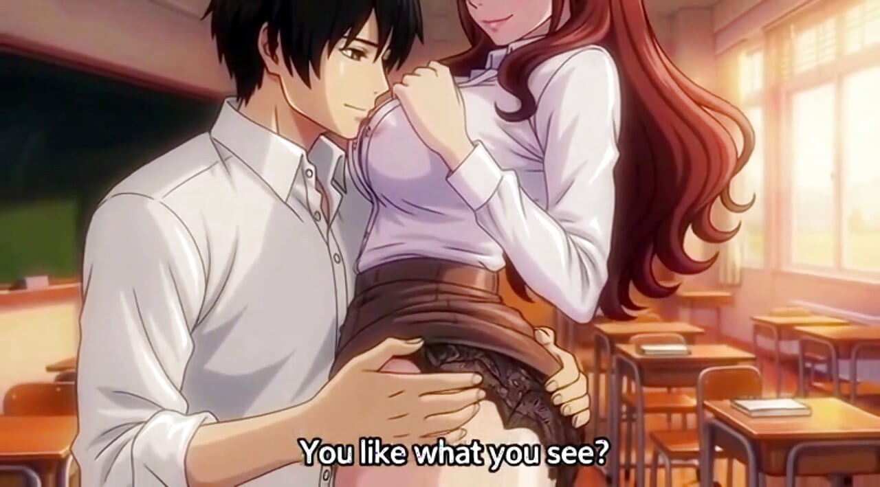 Young student seduced his teacher in extra class when they are alone