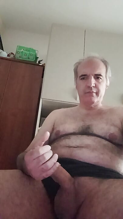 A Long Hot Masturbation of My Hard Cock on a Saturday in July