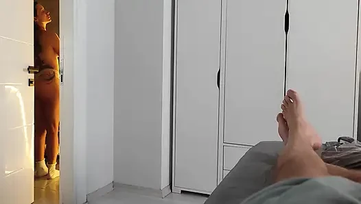 My Stepmom Let Me Fuck Her After the Shower!