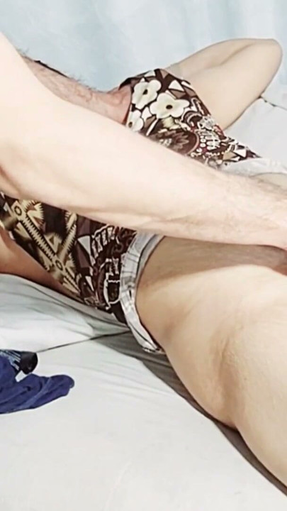 hijab wearing my hot girlfriend pussy fucking with dildo while i fingered her pussy and she gave me handjob | Clip 1