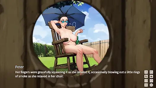 Taffy Tales: the Neighbor MILF Blowing Monster Cock in the Glory Hole Ended with Massive Facial Cumshot - Episode 14