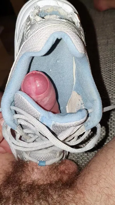 Destroyed Sneakers Cumshot