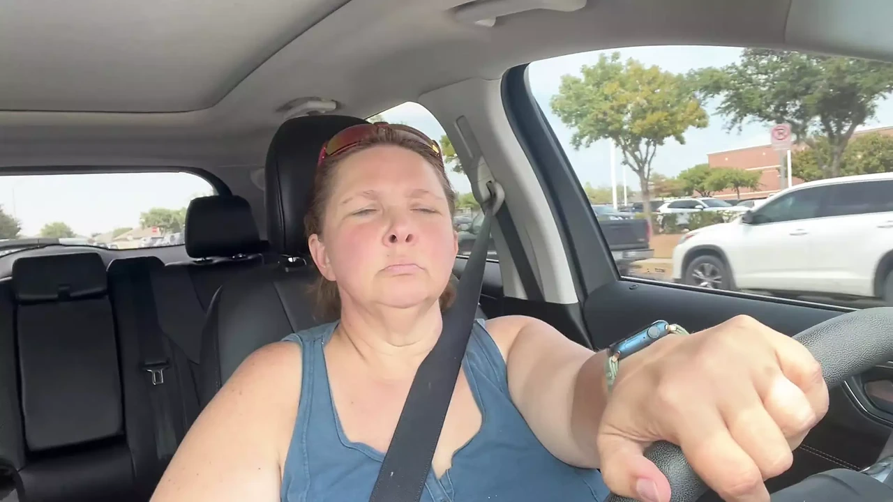 Waiting in the carpool line at school