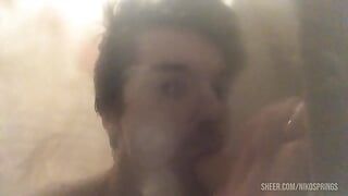 Slutty Twink Niko Springs Gets Dirty in the Shower with His Big Dildo