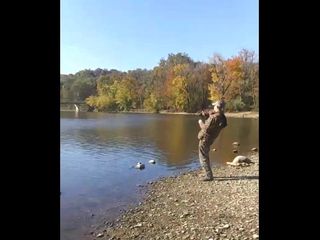 Einen Fisch fangen