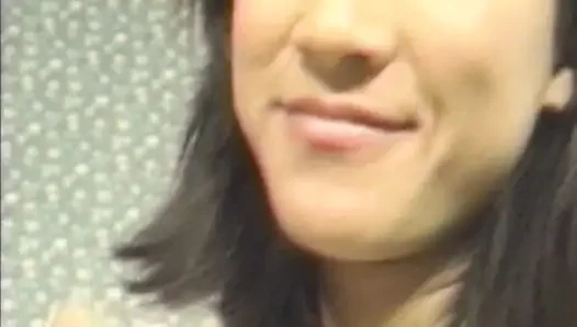 French Asian Cutie Got a Big Load on Her Cute Face
