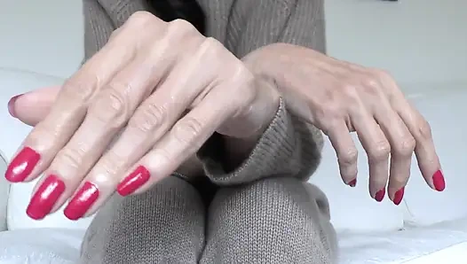 Красные ногти на пальцах, инструкция по, часть 2, представленная леди Викторией Валенте