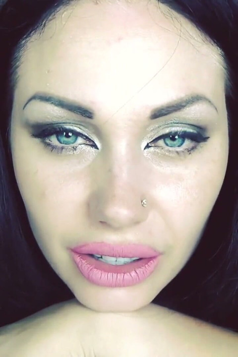 Cum all over my face clip with cum countdown!