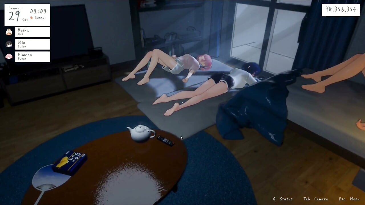 Hentai Game – Pink Hair Gyaru Sex Scenes 2 - summer hangout spot secret after school spent with gyarus